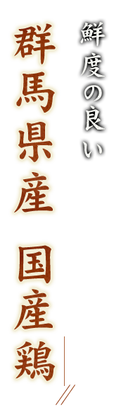 群馬県産国産鶏